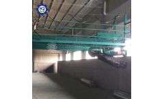 The production process of powdery organic fertilizer