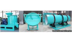 Working principle of organic fertilizer production line