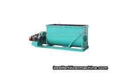 Horizontal fertilizer mixer machine for bio fertilizer granulator