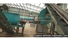 Equipment of dairy cattle manure treatment organic fertilizer