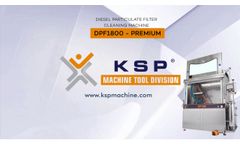 DPF1800-Premium Diesel Particulate Filter Cleaning Machine - Video