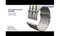 Repair clamps for pipes Pipe repair couplings, joints & fittings HERMETICA - Video