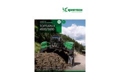 Komptech Topturn - Model X4500/5000 - Turner for Triangular Windrows - Brochure