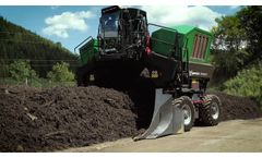 Komptech Topturn X4500 Compost Turner Video