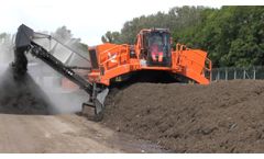 Komptech Topturn X55 Track With Lateral Displacement Device Video