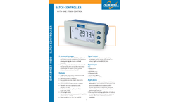 Fluidwell - Model D030 - Batch Controller with One Control Output - Brochure