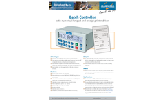 Fluidwell - Model N413 - Batch Controller - Brochure