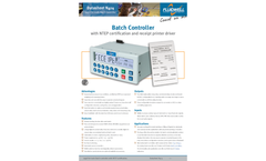 Fluidwell - Model N414 - Batch Controller with NTEP Certification and Numerical Keypad - Brochure