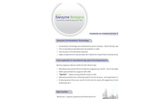 Sanzyme - Bacillus Coagulans Brochure