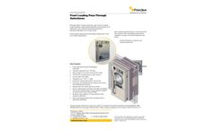 Priorclave - Model 150L - Pass-Through Double Door Autoclaves Brochure