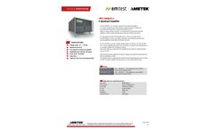 Ametek EM Test - Model VDS 200Q10.1 - 4-Quadrant Amplifier - Datasheet