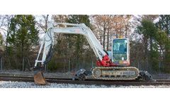 BTE - Model 290H - Railroad Modified Hi-Rail Mini Excavator