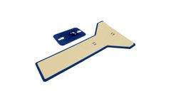 ZipWall - Model Edge™ EPH1 - Head & Non-Skid Plate for Drop-Ceiling Grids