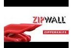 ZipWall ZipperKnife - Prevent Zipper Jams in Dust Barrier Zipper Door - Video