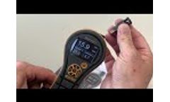 Protimeter Hygromaster L - Quick start demo. Fast response thermo-hygrometer - Video