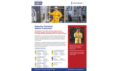 ChemSplash - Model 1- 7013YS - Elastic Wrist & Ankle Serged Seams Coverall Brochure