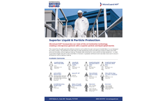 MicroGuard - Model MP - 8012 - Open Ankle Elastic Wrist, Elastic Back Microporous Coverall Brochure