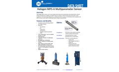 Cully - Model Halogen MP5-A i - Panel-Mount Multiparameter Water Quality Analyzer - Brochure