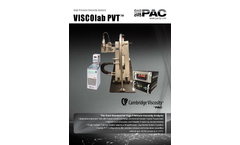 VISCOlab - Model PVT - High-Pressure and High-Temperature Viscosity Measurements System Brochure