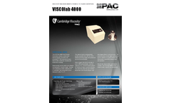 VISCOlab - Model 4000 - Small Sample Viscometer Brochure