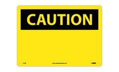 NMC - Bright Yellow Caution Sign