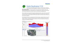 Waterloo Hydrogeologic - Version Hydro GeoAnalyst 12.0 - Environmental Data Management & Visualization Software- Brochure
