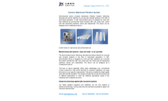 Ceramic Membrane Filtration System Brochure