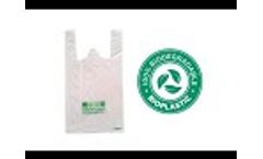 Biodegradable Plastic Bags Manufacturing Process Video