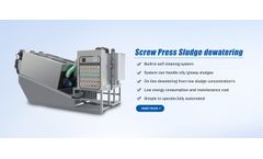 Mutao - Model ST132 - Screw Press Sludge Dewatering Machine
