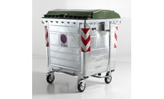 Vetroplast - Model MSW - 1100 Litre - Municipal Solid Waste Collection Bin
