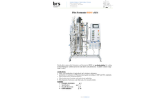BRS Biotech - Sterilizable-in-Place Pilot Fermenter and Bioreactor Brochure