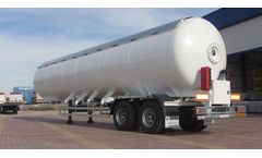 Qixing - Model 45000 Liters - LPG Gas Tank Semi Trailer