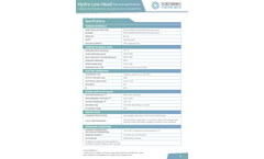 Tecnoturbines - Hydro Low Head Turbine Brochure