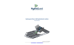 HydroQuest - Model 2.80 - River Turbine Brochure