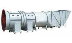Decent Machinery - Model DK40 - Double (Twin) Motor primary Mine Ventilation Booster Fans