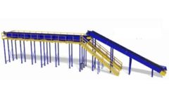 Tuffman - Model SKU: TS-12man - 12 -Bin Mini Waste Sorting Station