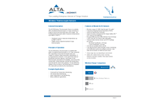 Alta - Model AA - Commercial Battery Powered Wireless Thermocouple Sensor Brochure