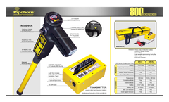 Pipehorn - Model 800-H - Pipe and Cable Locator - Brochure