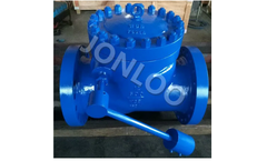 Jonloo - Model 600 LB A216 WCB - 12 Inch Swing Type Lever And Weight Check Valve
