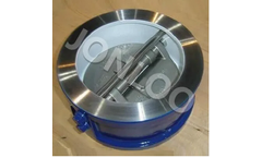 Jonloo - Model 150 LB - 6 Inch Wafer Type Spring Loaded Dual Plate Check Valve