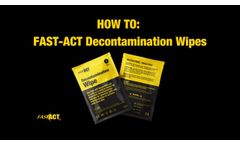 How  To: FAST-ACT Decontamination Wipes