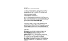 Summaries: Super Absorbents: A Test Base Comparative (1993-4)