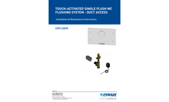 Enware - Utility/WC Flushing System with Touch Activation - Single Flush Duct Access Brochure