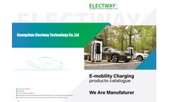 Electway - E-mobility Charging Products Catalogue