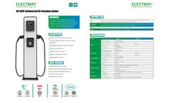 Electway - Model DC EVSE - Commercial EV Charging Station - Brochure