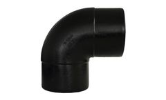 Model PE100 - SDR17 - PN10 - Polyethylene Injection 90° Elbow