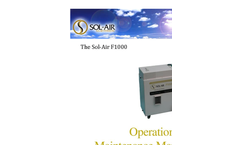  	Model F1000 - Air Decontamination System  Brochure