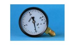 PA Instruments - Model P100 - Case Steel Black Bourdon Tube Pressure Gauges
