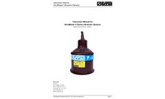 NIVUS - Model P-Series - Ultrasonic Sensors for Level Measurement - Instruction Manual