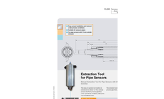 Manual Extraction Tool for Pipe Sensors Datasheet